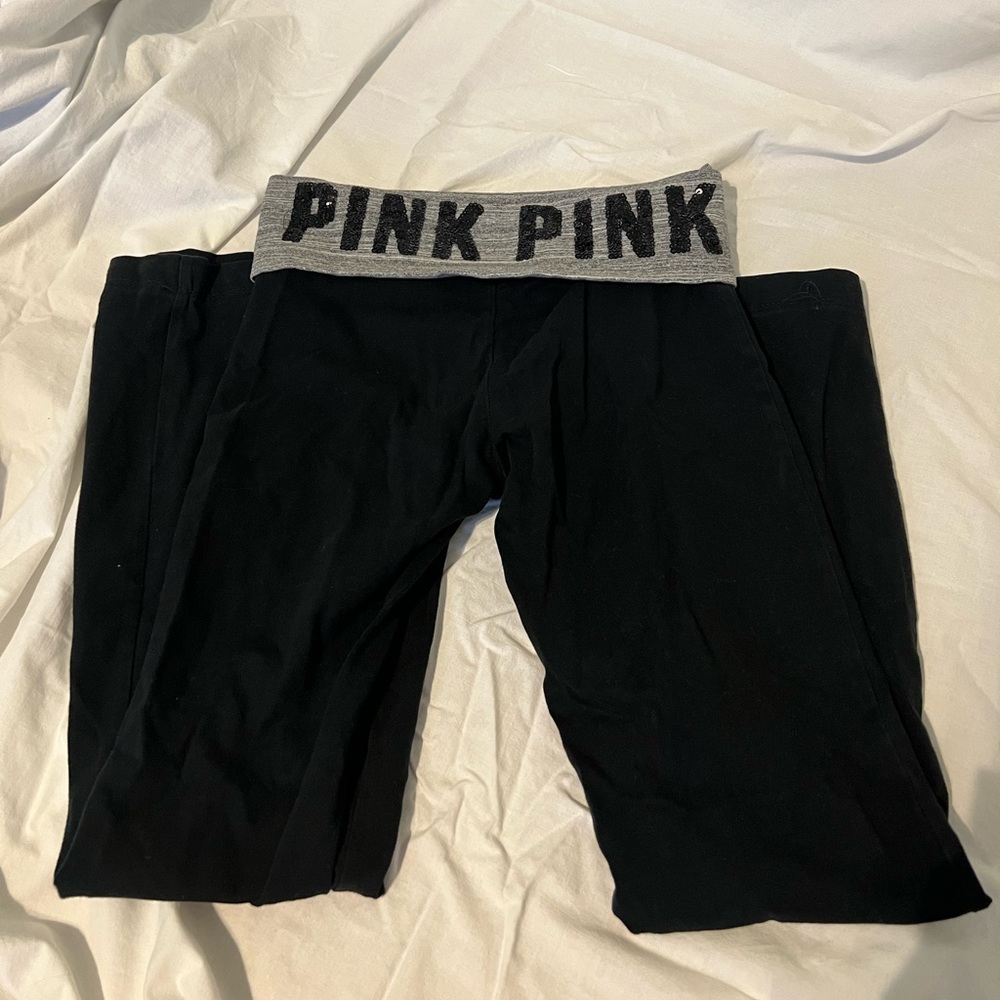 Y2K Pink bootcut leggings